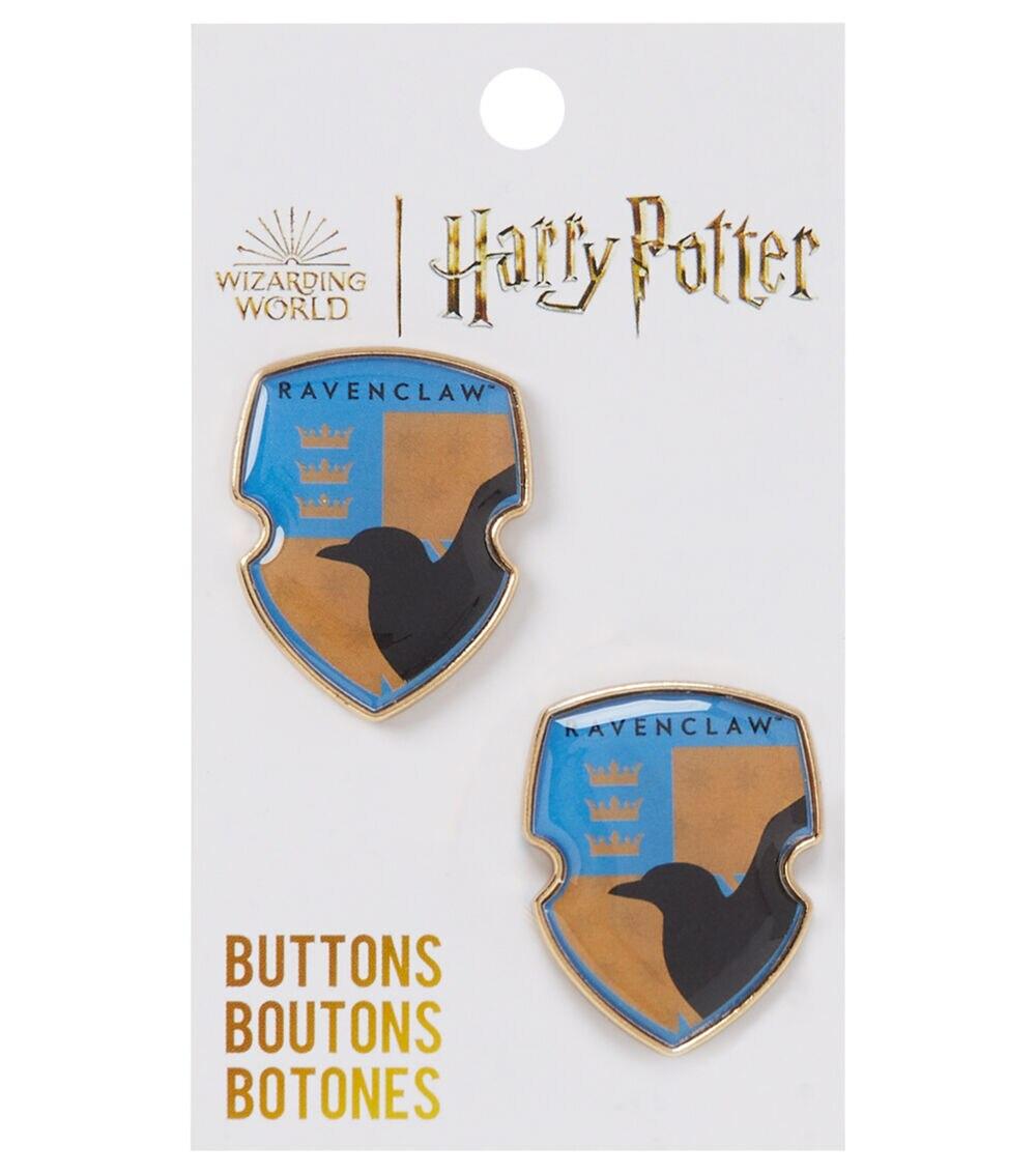 Buttons |   1″ Multi Ravenclaw Harry Potter Shield Buttons 2pk Buttons Buttons