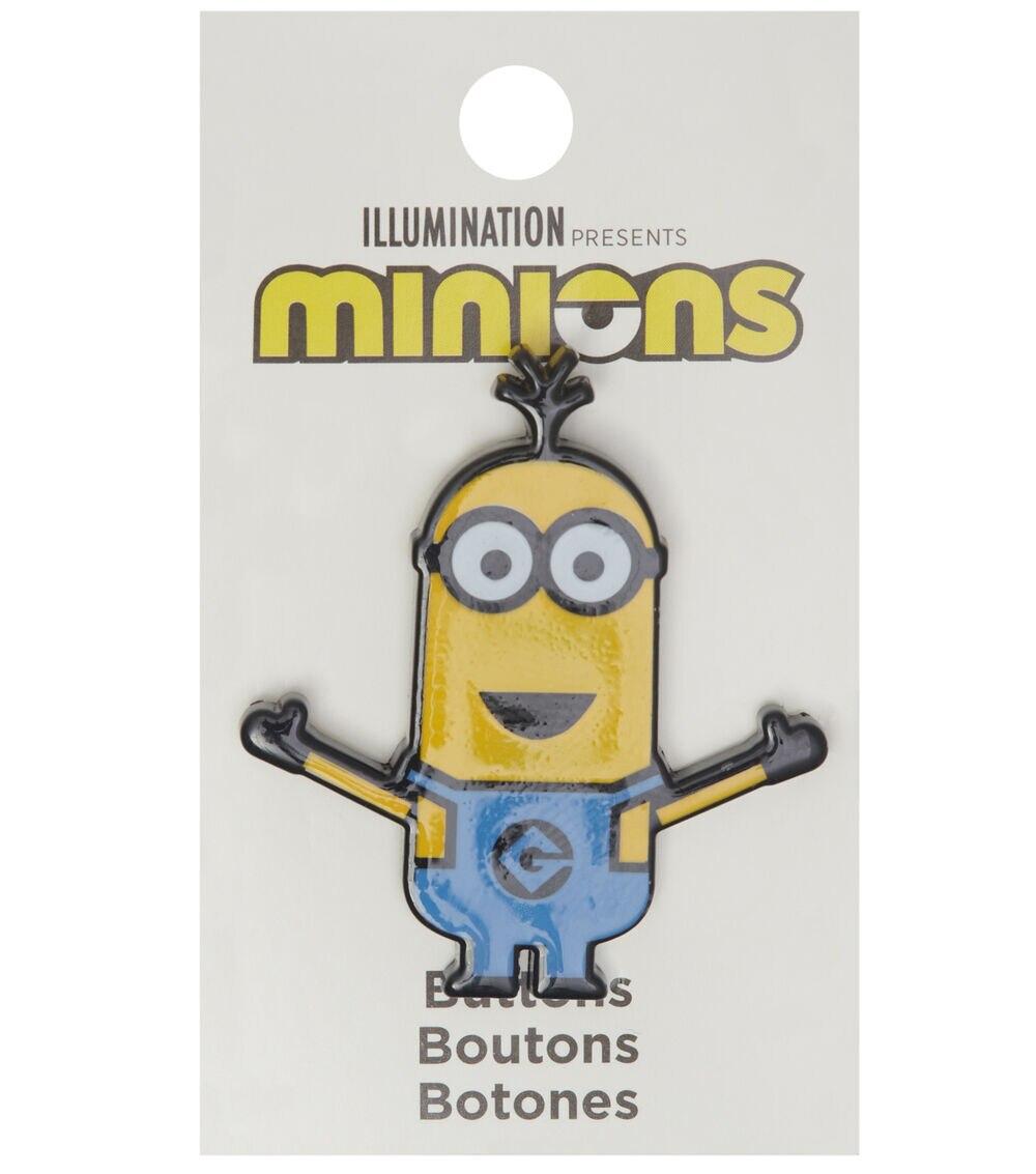 Buttons |   Minions Kevin 1 7/8in Enamel Shank Button Buttons Buttons