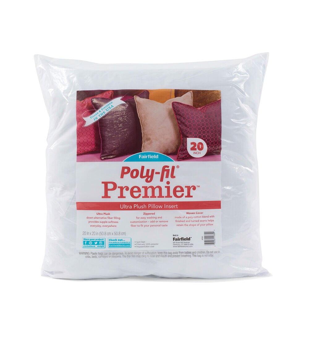 Foam, Padding, & Fiber Fill |   Poly Fil Premier 20×20″ Accent Pillow Insert Foam, Padding, & Fiber Fill Foam, Padding, & Fiber Fill