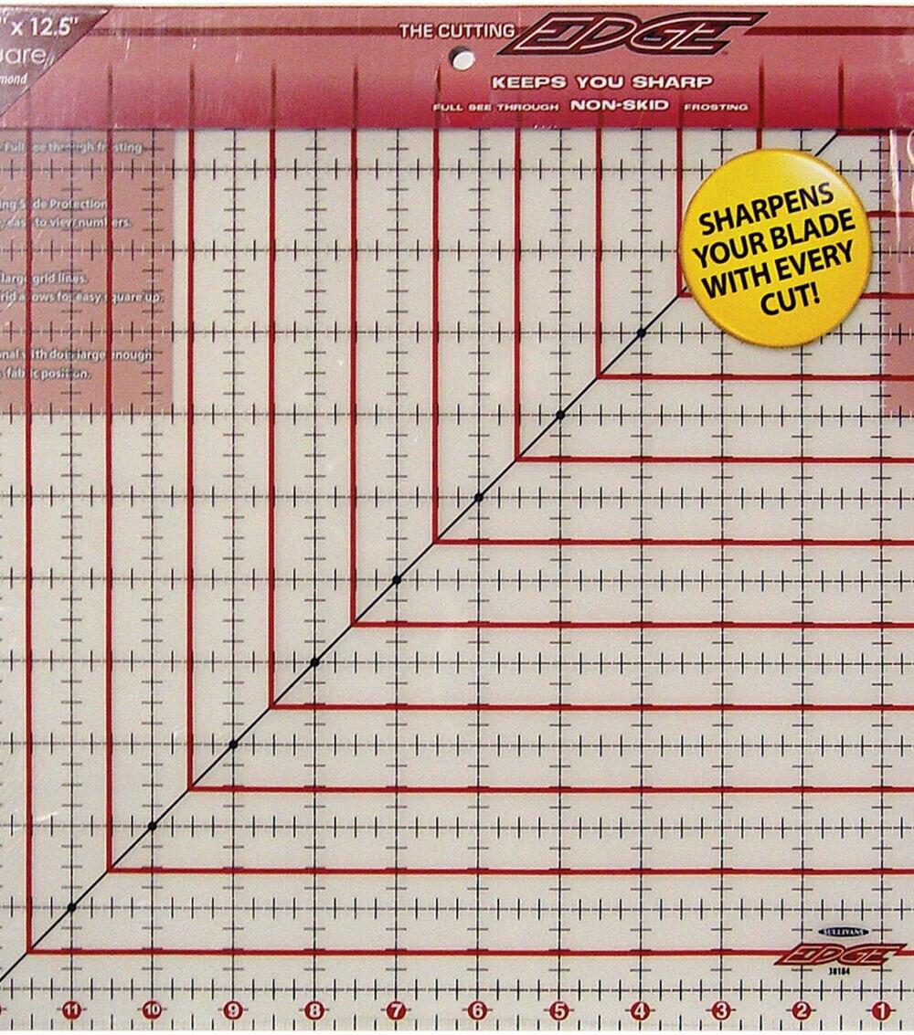 Quilting Supplies |   12.5″ X 12.5″ Ruler Cuttng Edge 12 Quilting Supplies Quilting Supplies