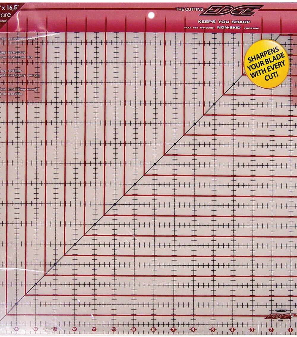 Quilting Supplies |   16.5″ X 16.5″ Ruler Cuttng Edge 16 Quilting Supplies Quilting Supplies