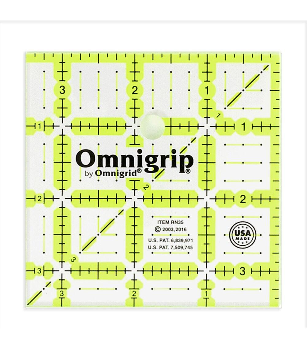 Quilting Supplies |   3-1/2″ Neon Square Ruler Quilting Supplies Quilting Supplies