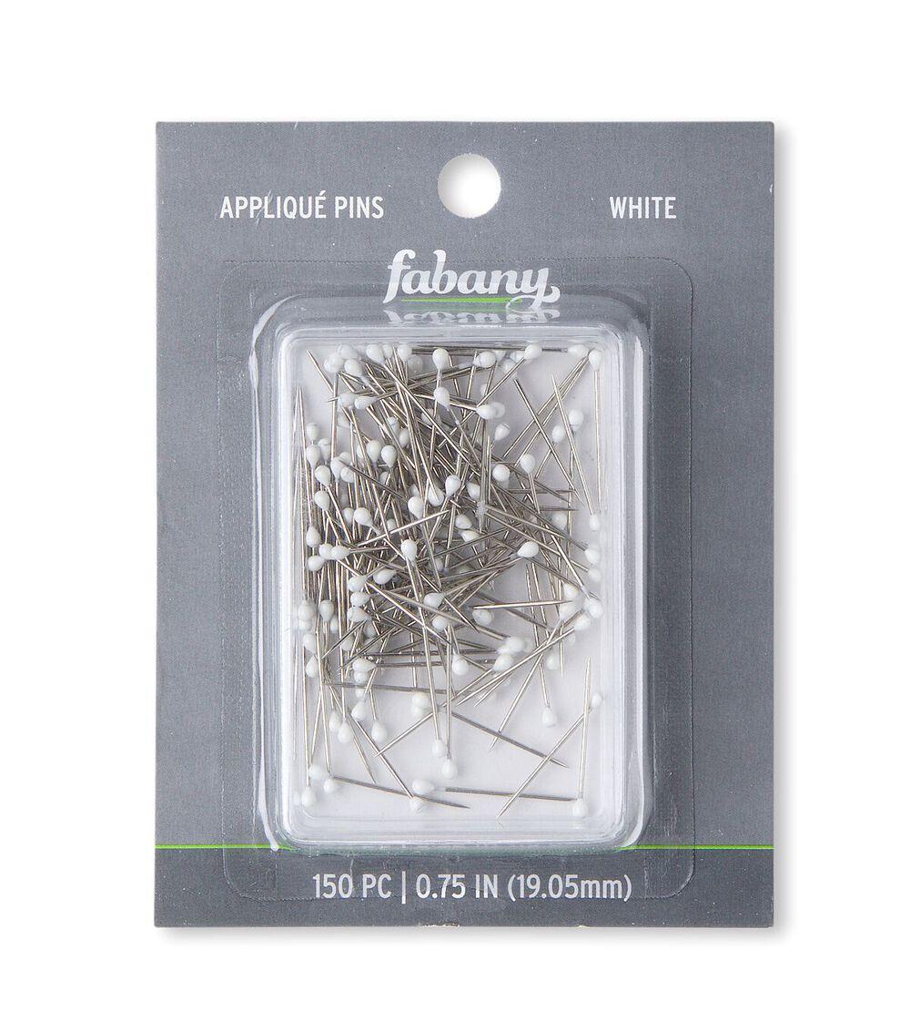 Quilting Supplies |   3/4″ White Applique Quilting Pins 150ct Quilting Supplies Quilting Supplies