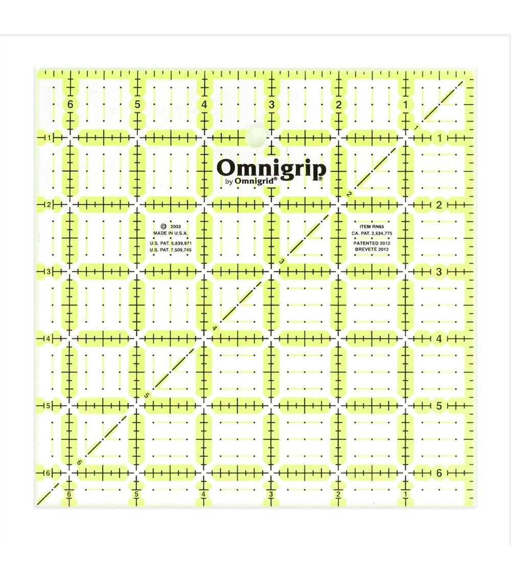 Quilting Supplies |   6-1/2″ Neon Square Ruler Quilting Supplies Quilting Supplies