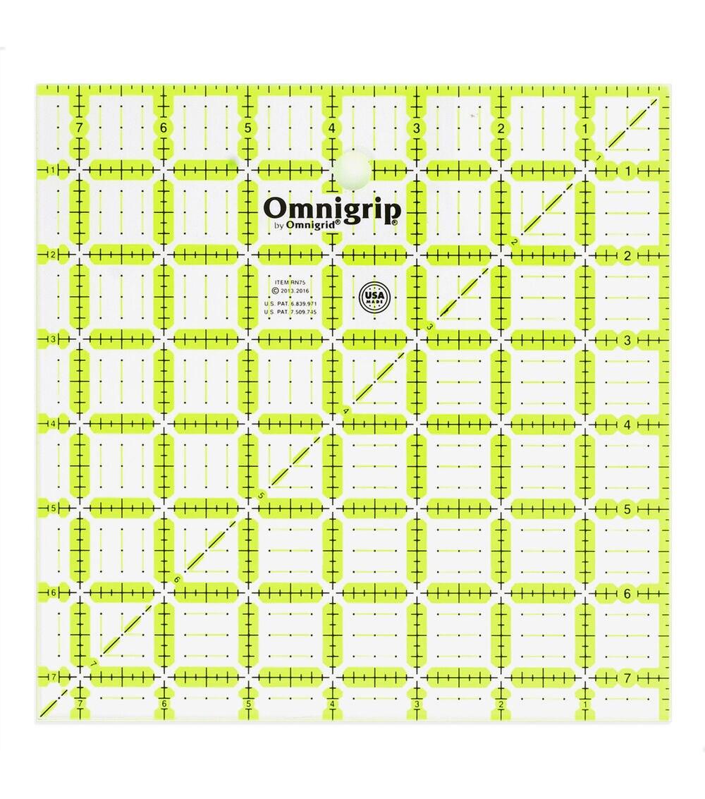 Quilting Supplies |   7-1/2″ Neon Square Ruler Quilting Supplies Quilting Supplies