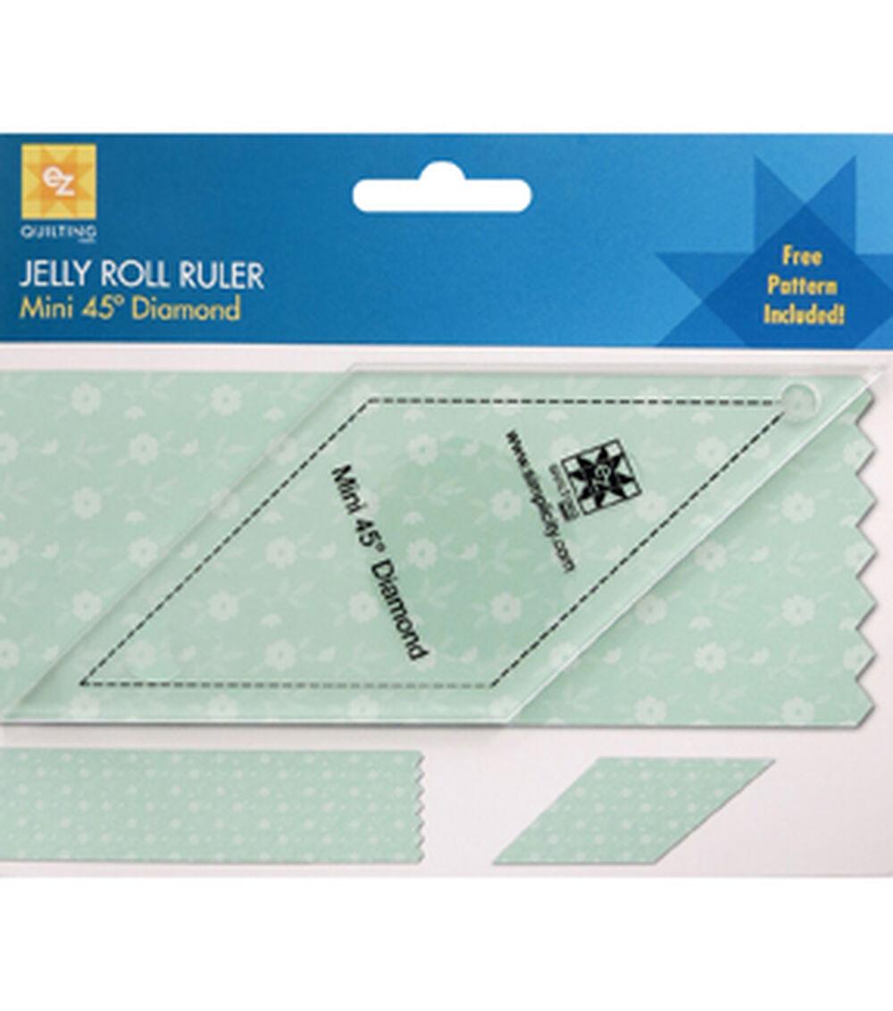 Quilting Supplies |   Ez Quilting Mini 45° Diamond Jelly Roll Ruler Quilting Supplies Quilting Supplies