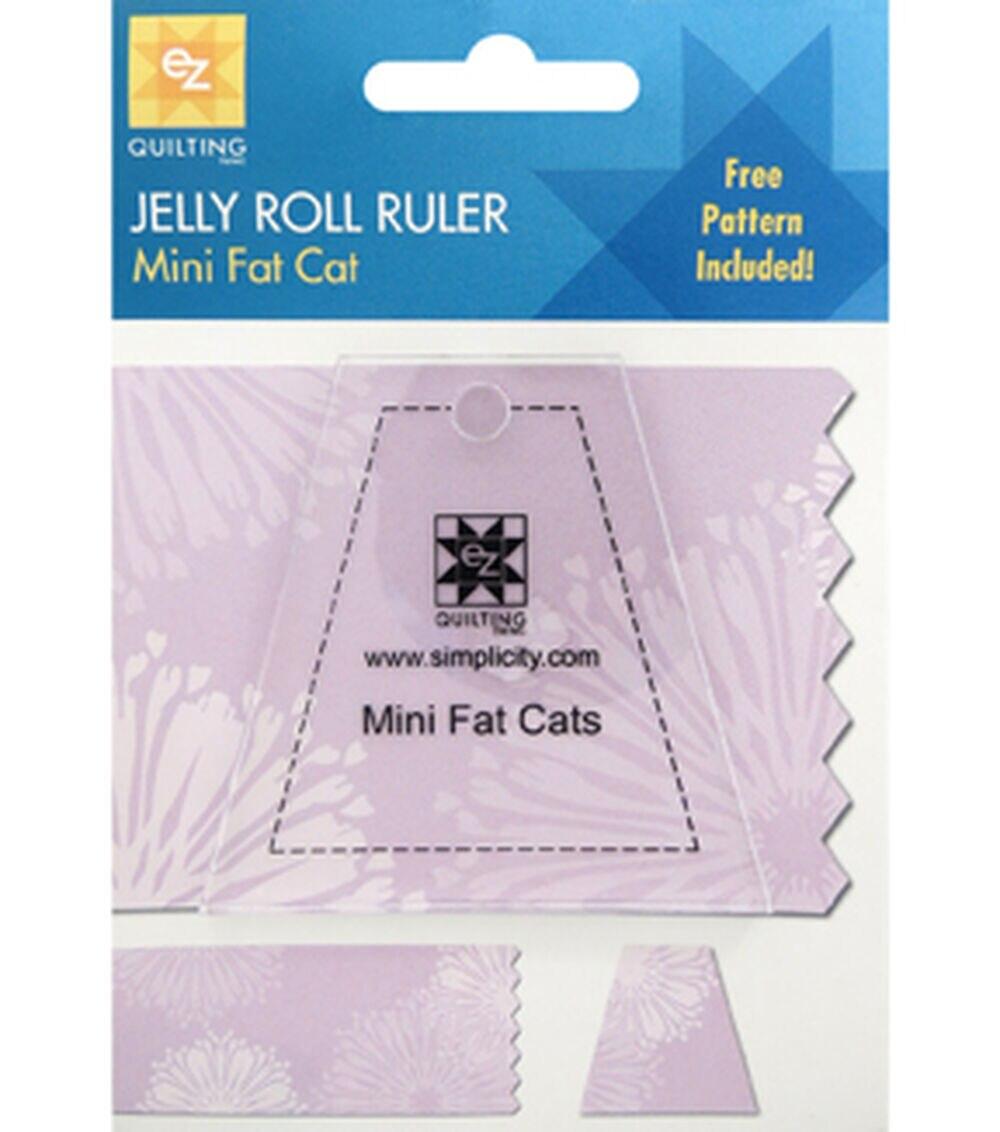 Quilting Supplies |   Ez Quilting Mini Fat Cats Jelly Roll Ruler Quilting Supplies Quilting Supplies