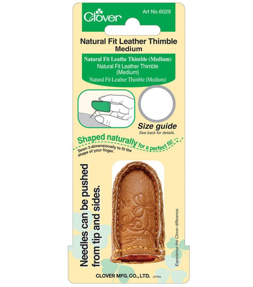 Quilting Supplies |   Natural Fit Leather Thimble Medium Quilting Supplies Quilting Supplies