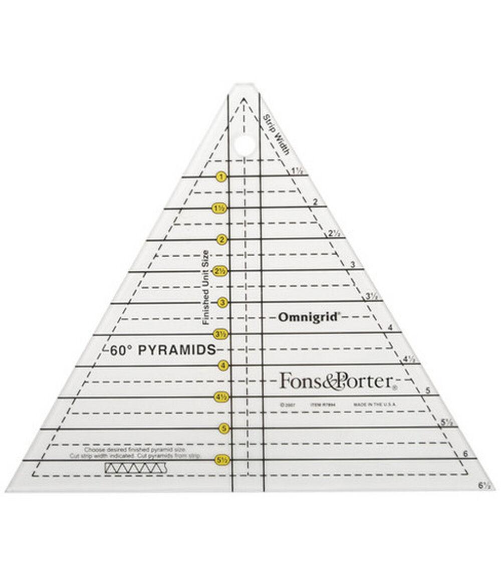 Quilting Supplies |   Pyramid Ruler Quilting Supplies Quilting Supplies