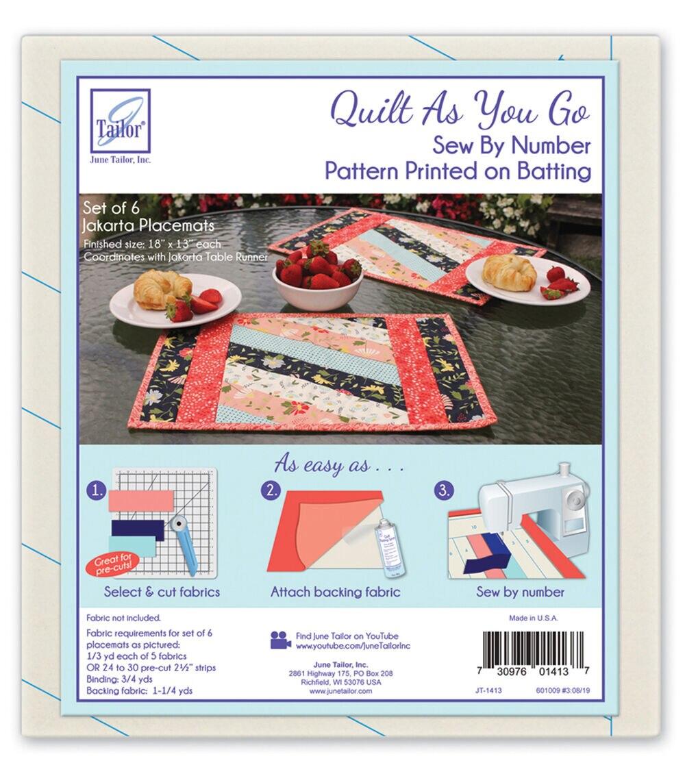 Quilting Supplies |   Quilt As You Go Batting Placemats Jakarta Quilting Supplies Quilting Supplies