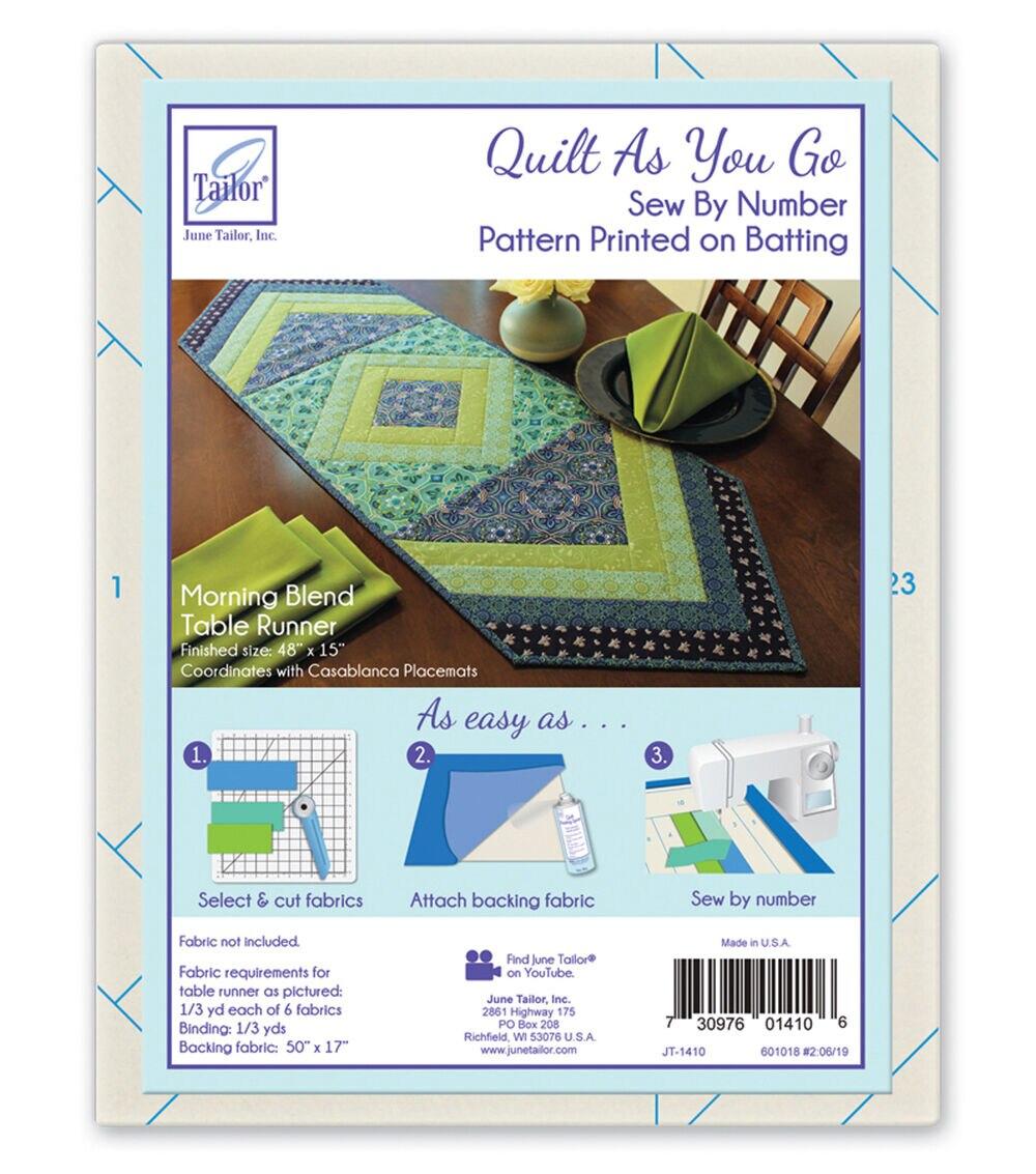 Quilting Supplies |   Quilt As You Go Batting Table Runner Morning Blend Quilting Supplies Quilting Supplies