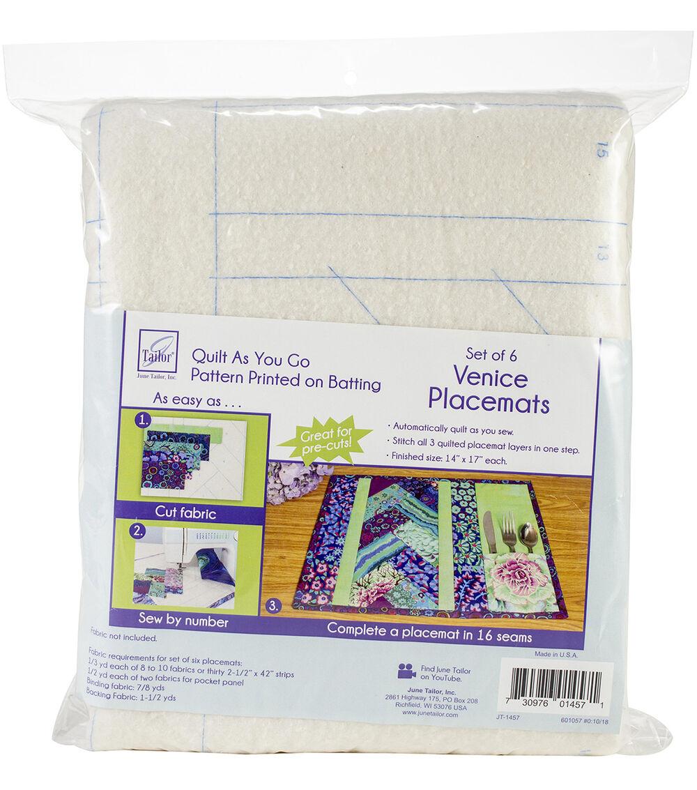 Quilting Supplies |   Quilt As You Go Placemat Venice 6pk Quilting Supplies Quilting Supplies