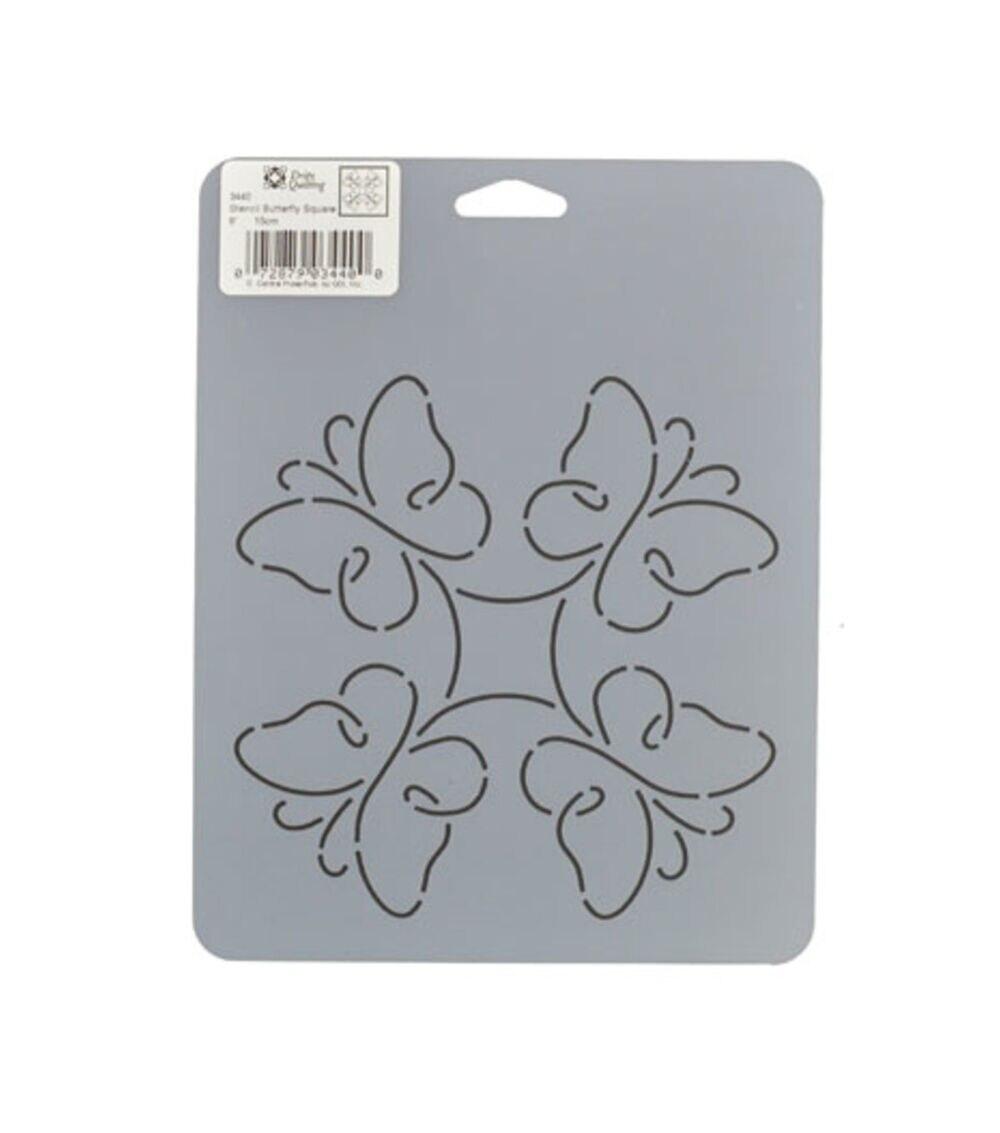 Quilting Supplies |   Quilting 7″ Butterfly Square Stencil Quilting Supplies Quilting Supplies