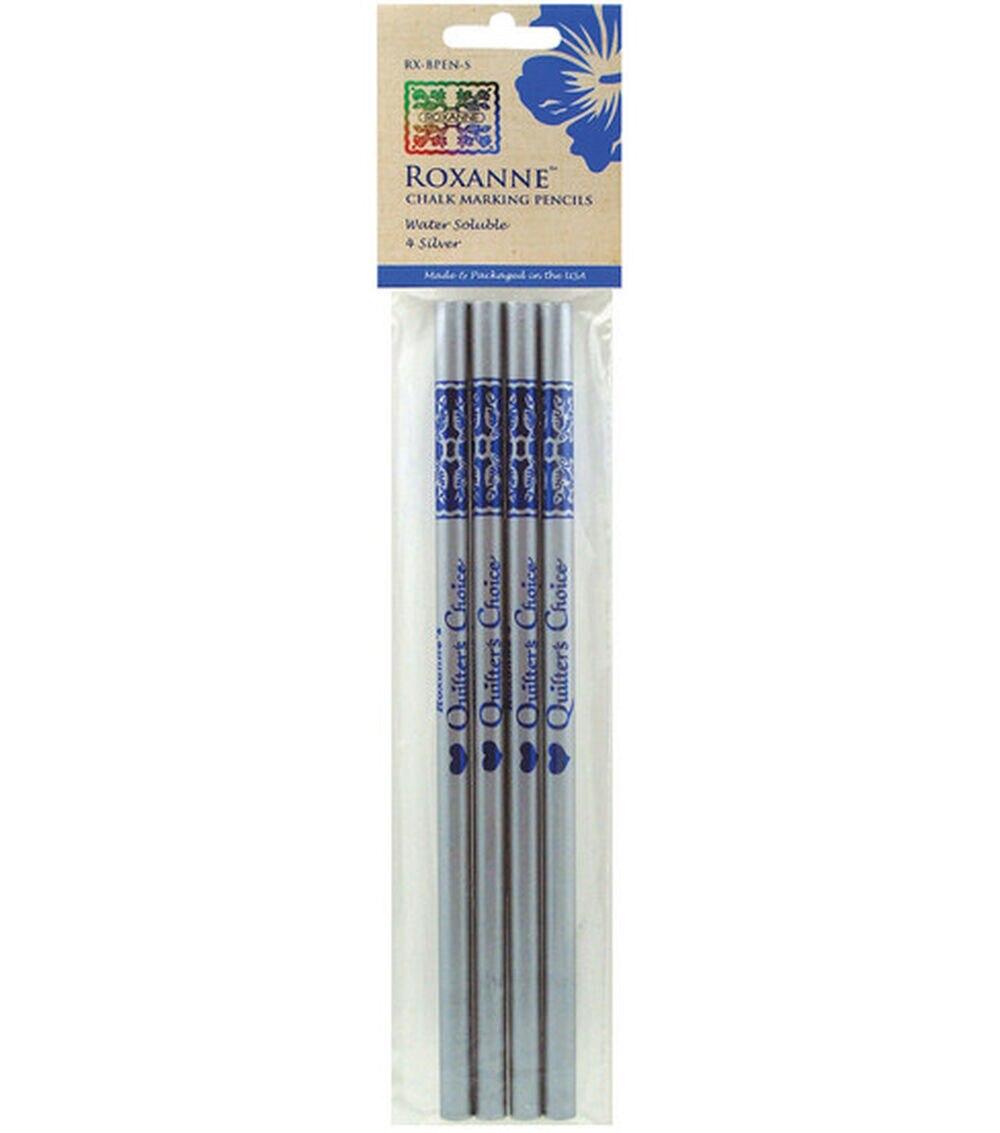 Quilting Supplies |   Roxanne Choice Marking Pencils 4 Pkg Silver Quilting Supplies Quilting Supplies