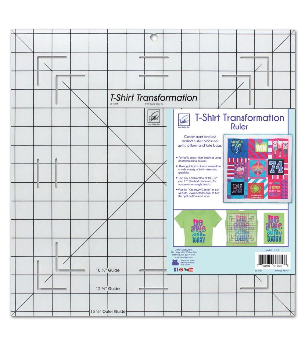 Quilting Supplies |   T Shirt Transformation Ruler Quilting Supplies Quilting Supplies