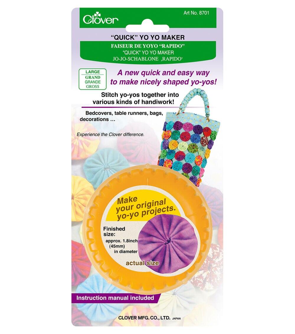 Sewing Notions |   Quick Yo Yo Maker Round Large Quilting Supplies Quilting Supplies