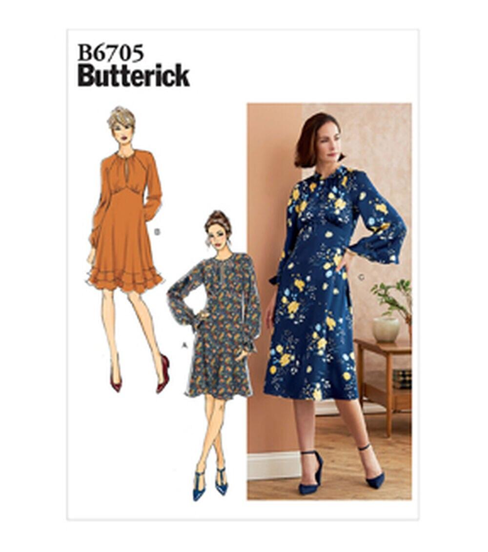 Sewing Patterns |   B6705 Size 6 to 22 Misses Dress Sewing Pattern Sewing Patterns Sewing Patterns