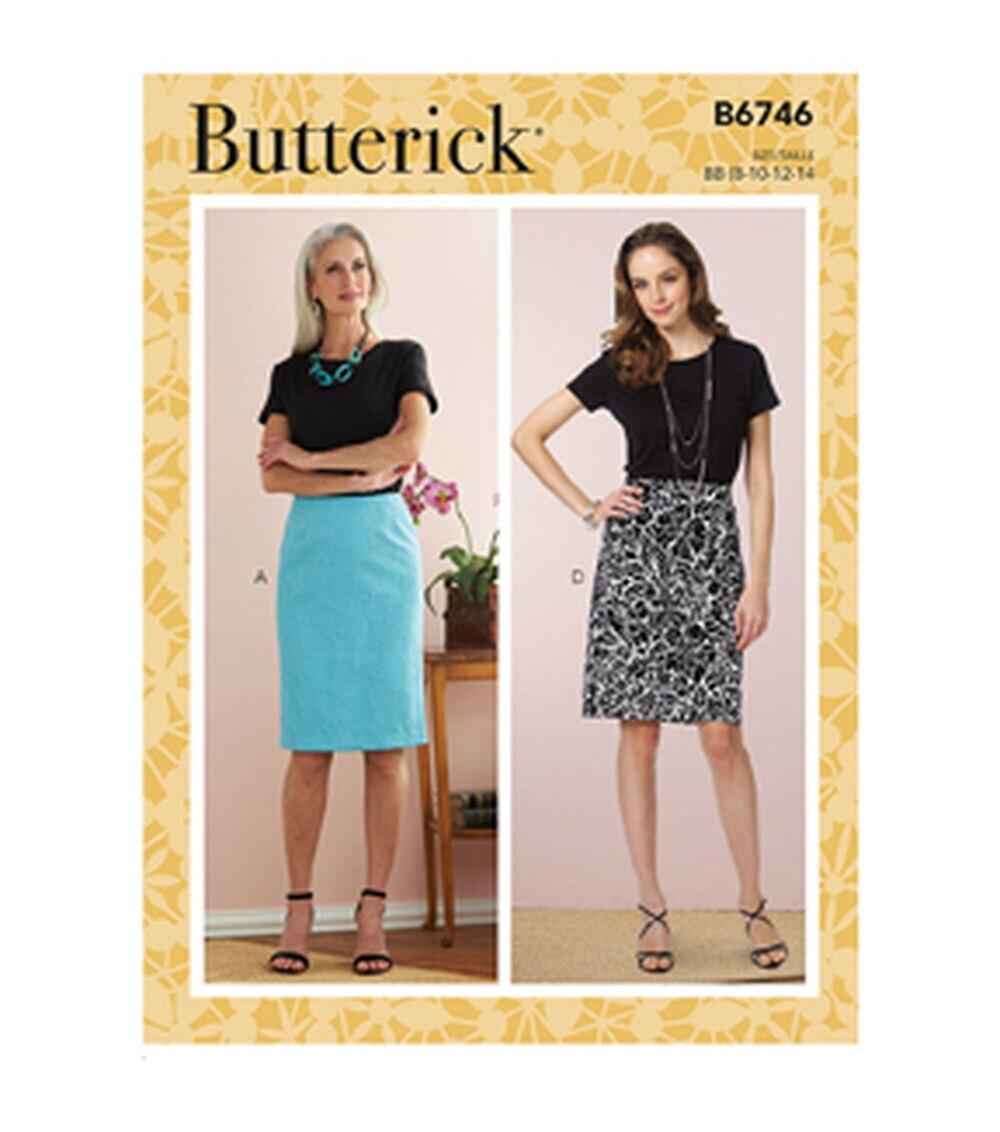 Sewing Patterns |   B6746 Size 8 to 14 Misses Straight Skirts Sewing Pattern Sewing Patterns Sewing Patterns