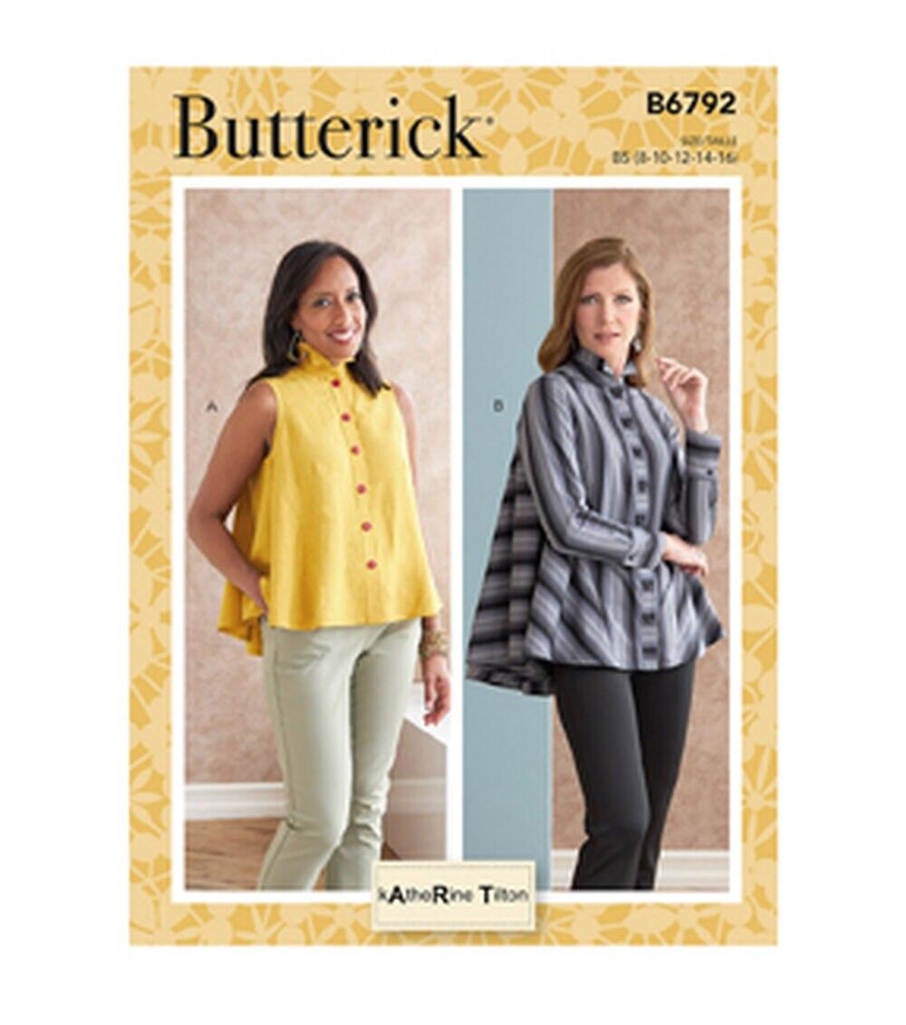 Sewing Patterns |   B6792 Size 8 to 16 Misses Top Sewing Pattern Sewing Patterns Sewing Patterns