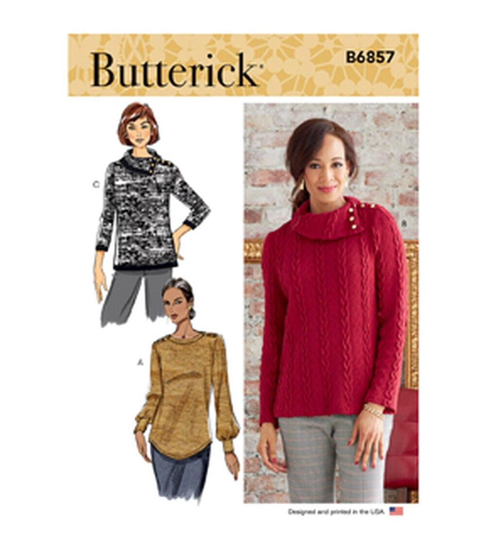 Sewing Patterns |   B6857 Size XS to 2XL Misses Top Sewing Pattern Sewing Patterns Sewing Patterns