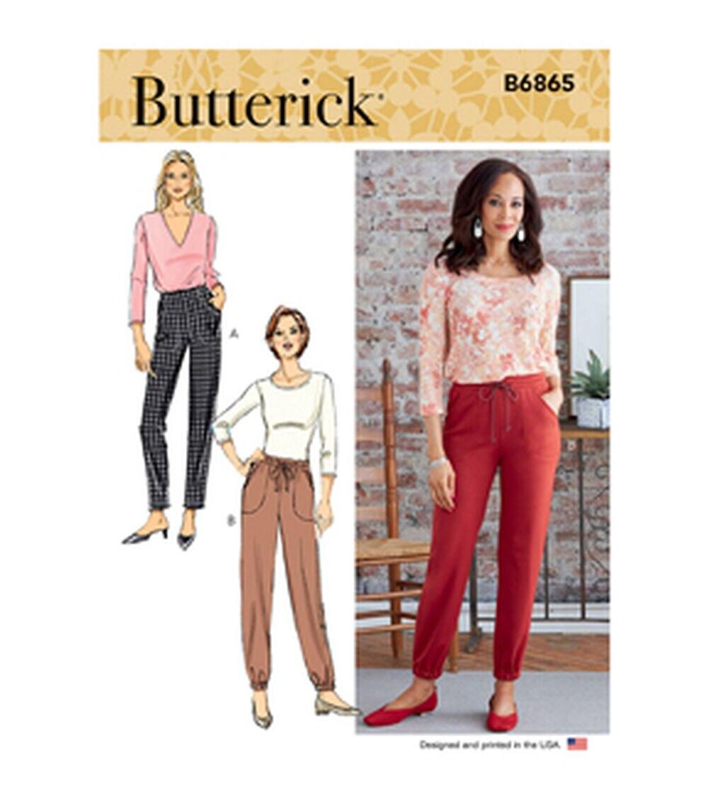 Sewing Patterns |   B6865 Size XS to 2XL Misses Pants Sewing Pattern Sewing Patterns Sewing Patterns