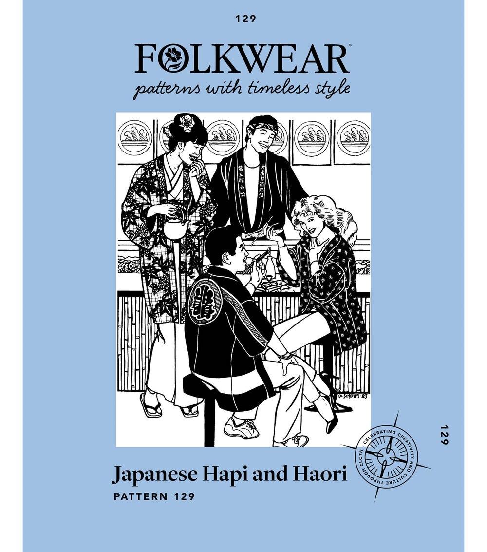 Sewing Patterns |   Folkwear 129 Men’s & Women’s Japanese Hapi & Haori Sewing Pattern Sewing Patterns Sewing Patterns