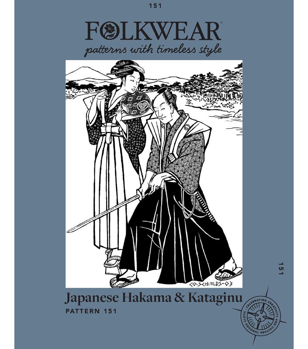 Sewing Patterns |   Folkwear 151 Men’s & Women’s Japanese Hakama & Kataginu Sewing Pattern Sewing Patterns Sewing Patterns