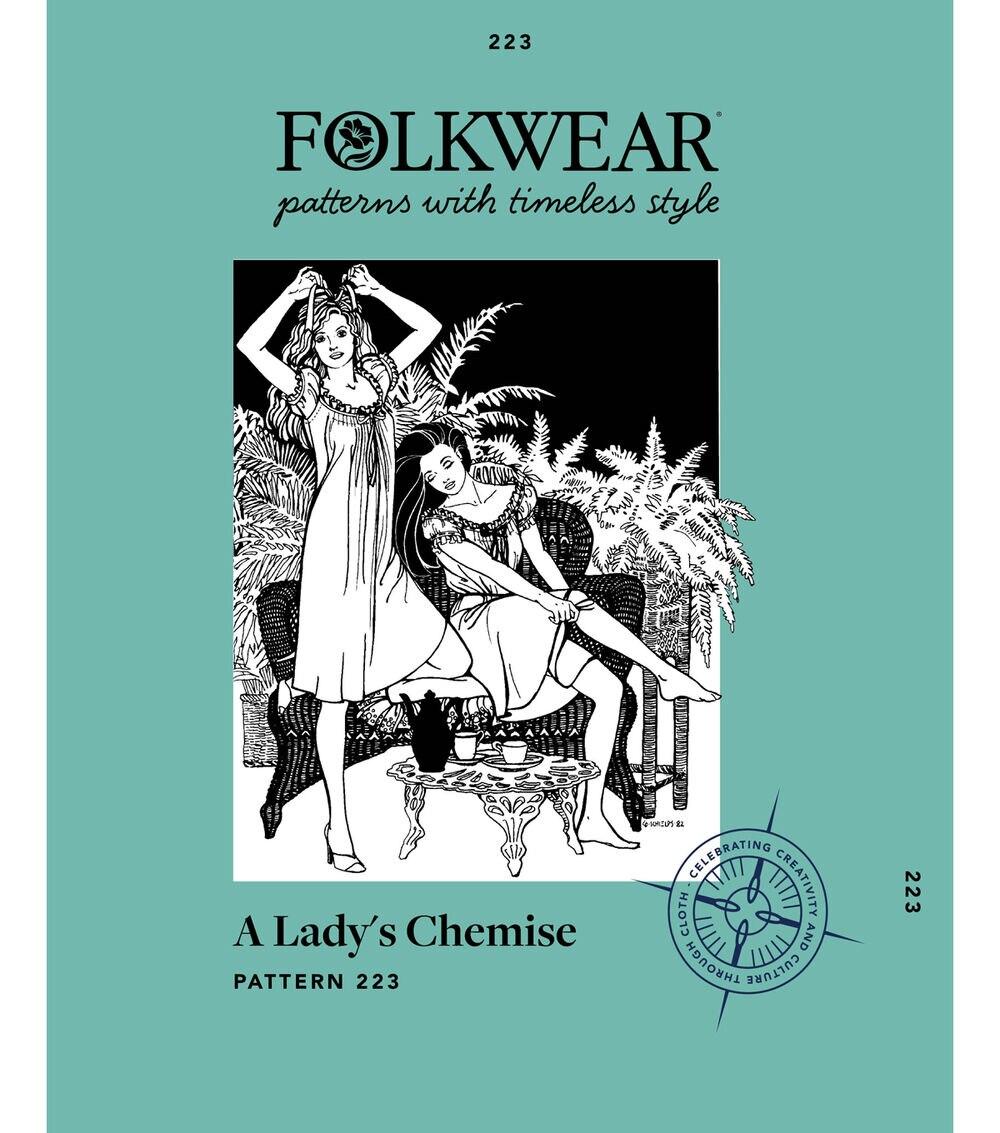 Sewing Patterns |   Folkwear 223 Size S to 3XL A Lady’s Chemise Sewing Pattern Sewing Patterns Sewing Patterns