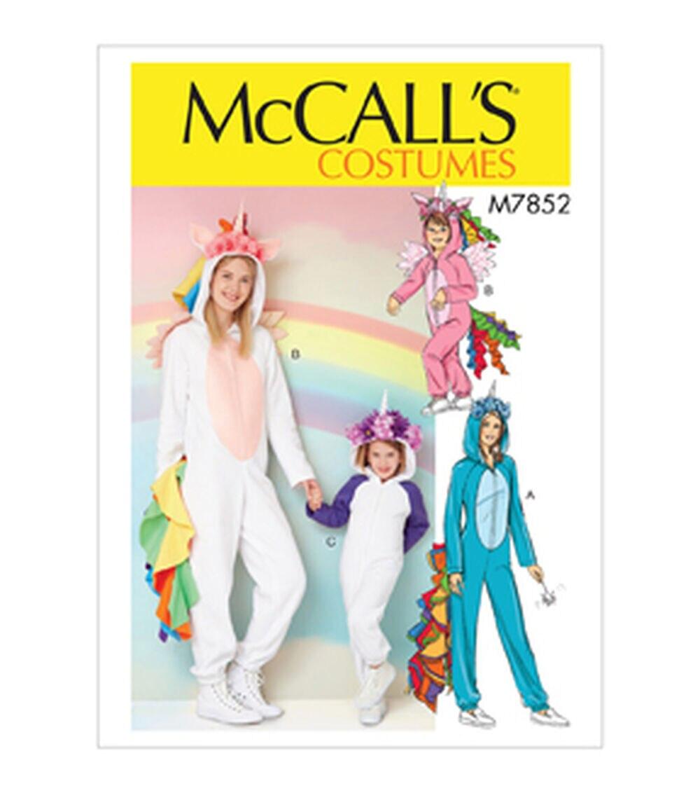 Sewing Patterns |   McCall’s M7852 Size Child’s & Misses Costume Sewing Pattern Sewing Patterns Sewing Patterns