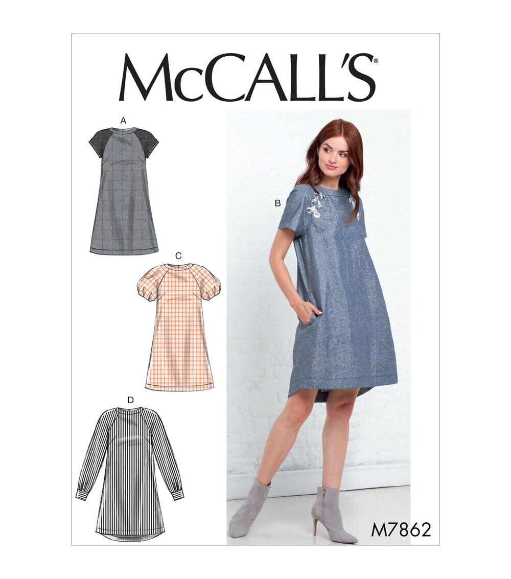 Sewing Patterns |   McCall’s M7862 Size 6 to 22 Misses Dress Sewing Pattern Sewing Patterns Sewing Patterns