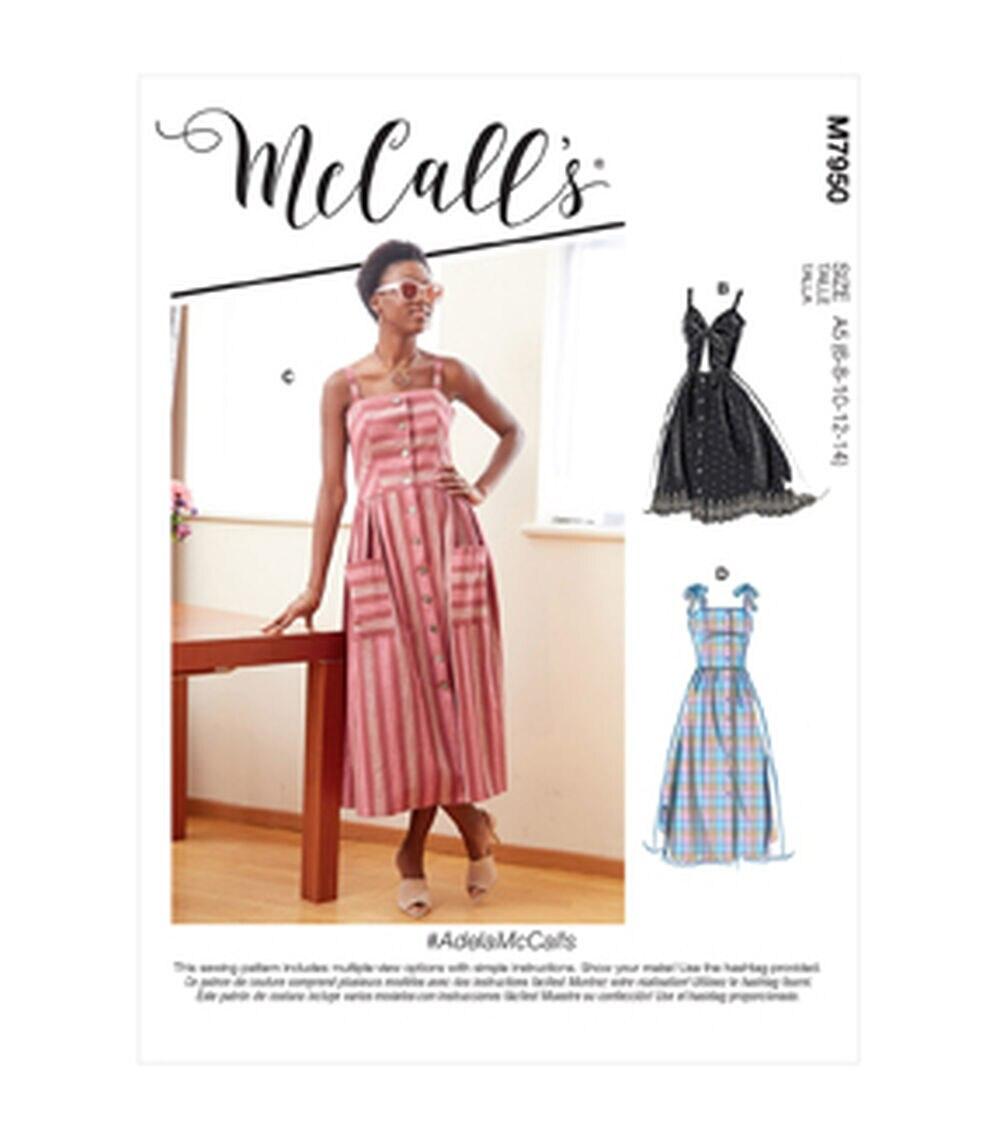 Sewing Patterns |   McCall’s M7950 Size 6 to 22 Misses Dress Sewing Pattern Sewing Patterns Sewing Patterns