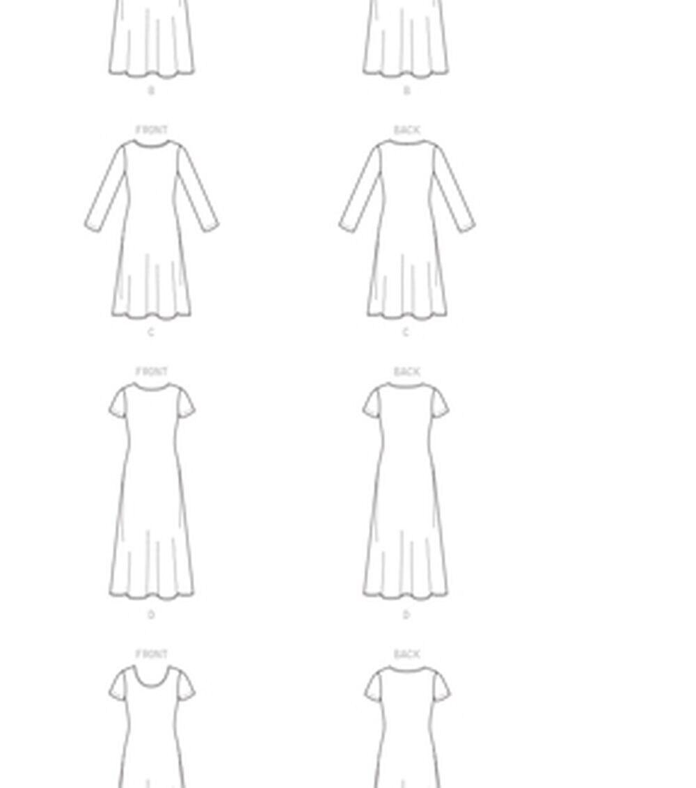 Sewing Patterns |   McCall’s M8064 Size XS to 2XL Misses Dress Sewing Pattern Sewing Patterns Sewing Patterns