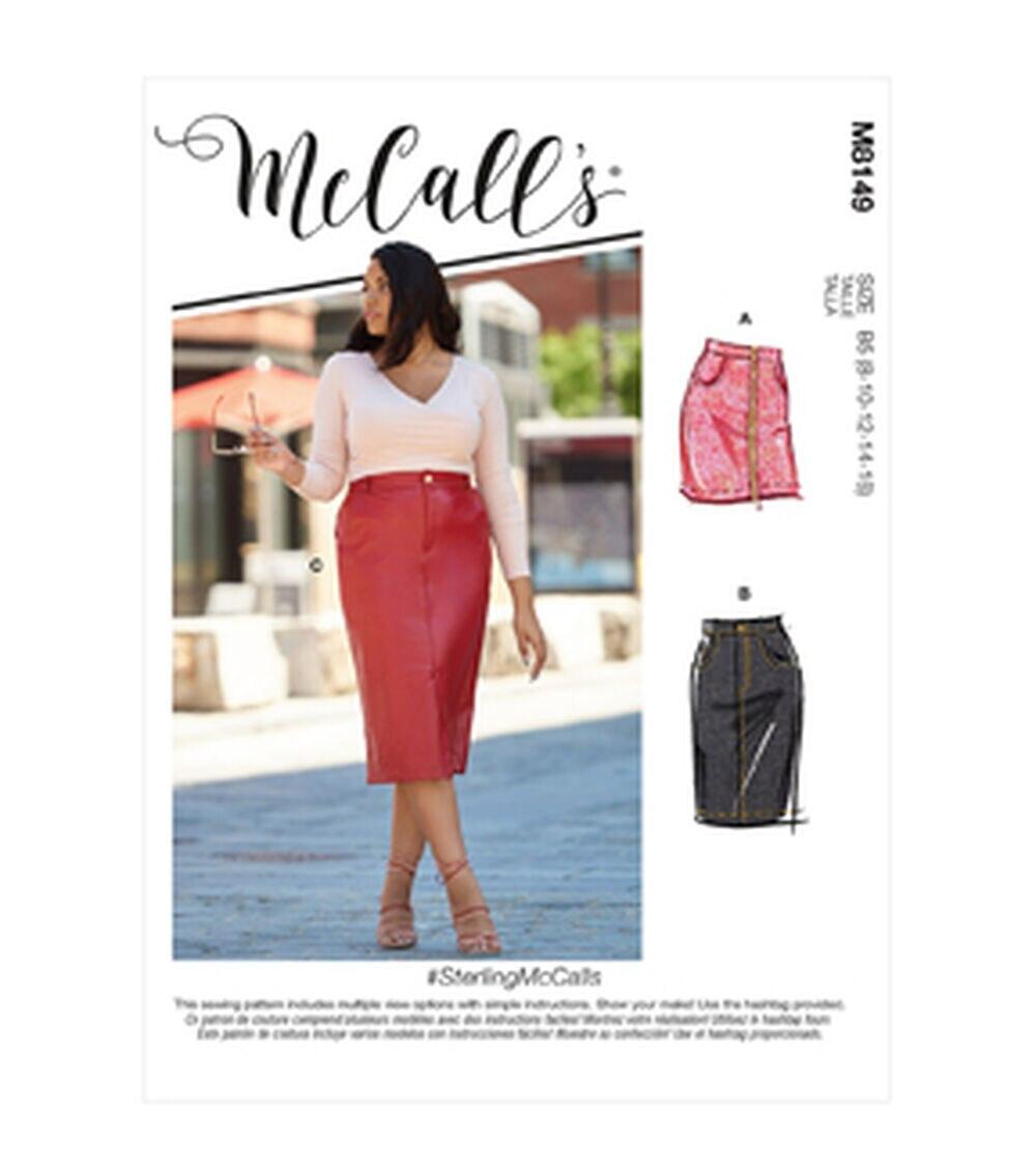 Sewing Patterns |   McCall’s M8149 Size 8 to 32W Misses & Women’s Skirt Sewing Pattern Sewing Patterns Sewing Patterns