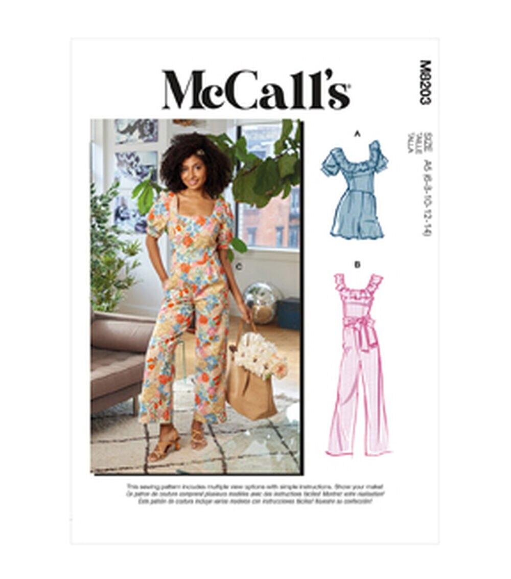 Sewing Patterns |   McCall’s M8203 Size 6 to 24 Misses Sportswear Sewing Pattern Sewing Patterns Sewing Patterns