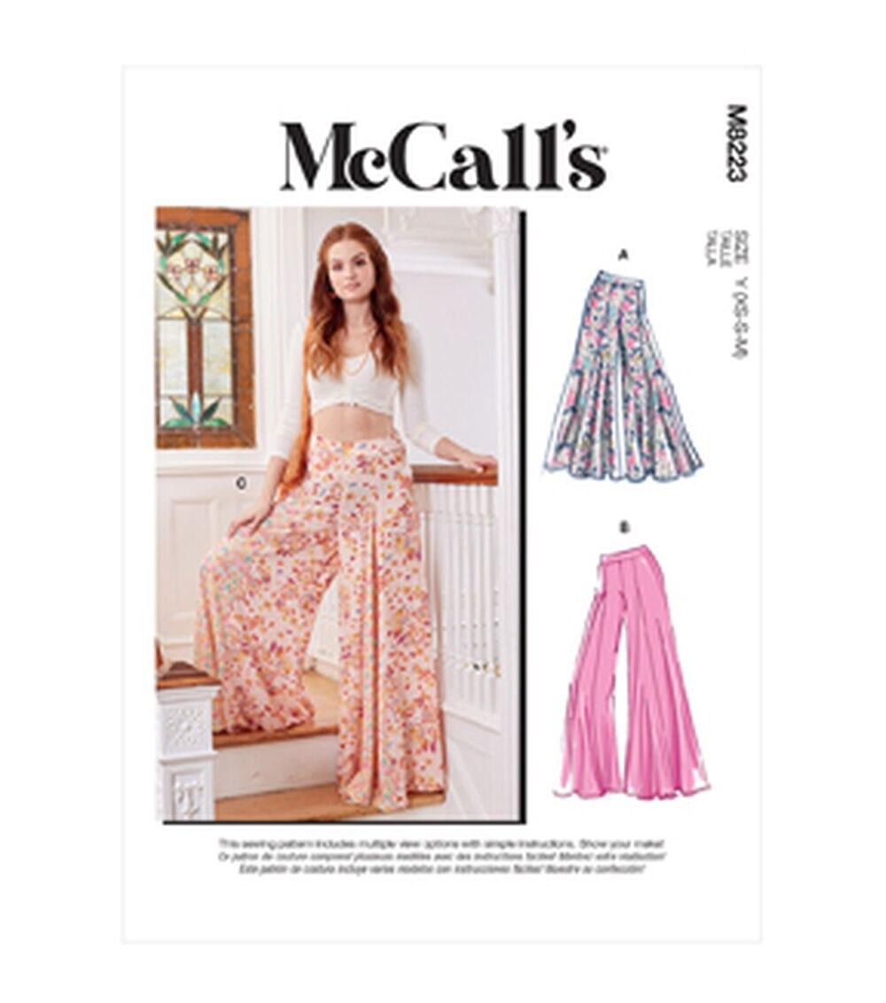 Sewing Patterns |   McCall’s M8223 Size XS to 2XL Misses Pants Sewing Pattern Sewing Patterns Sewing Patterns