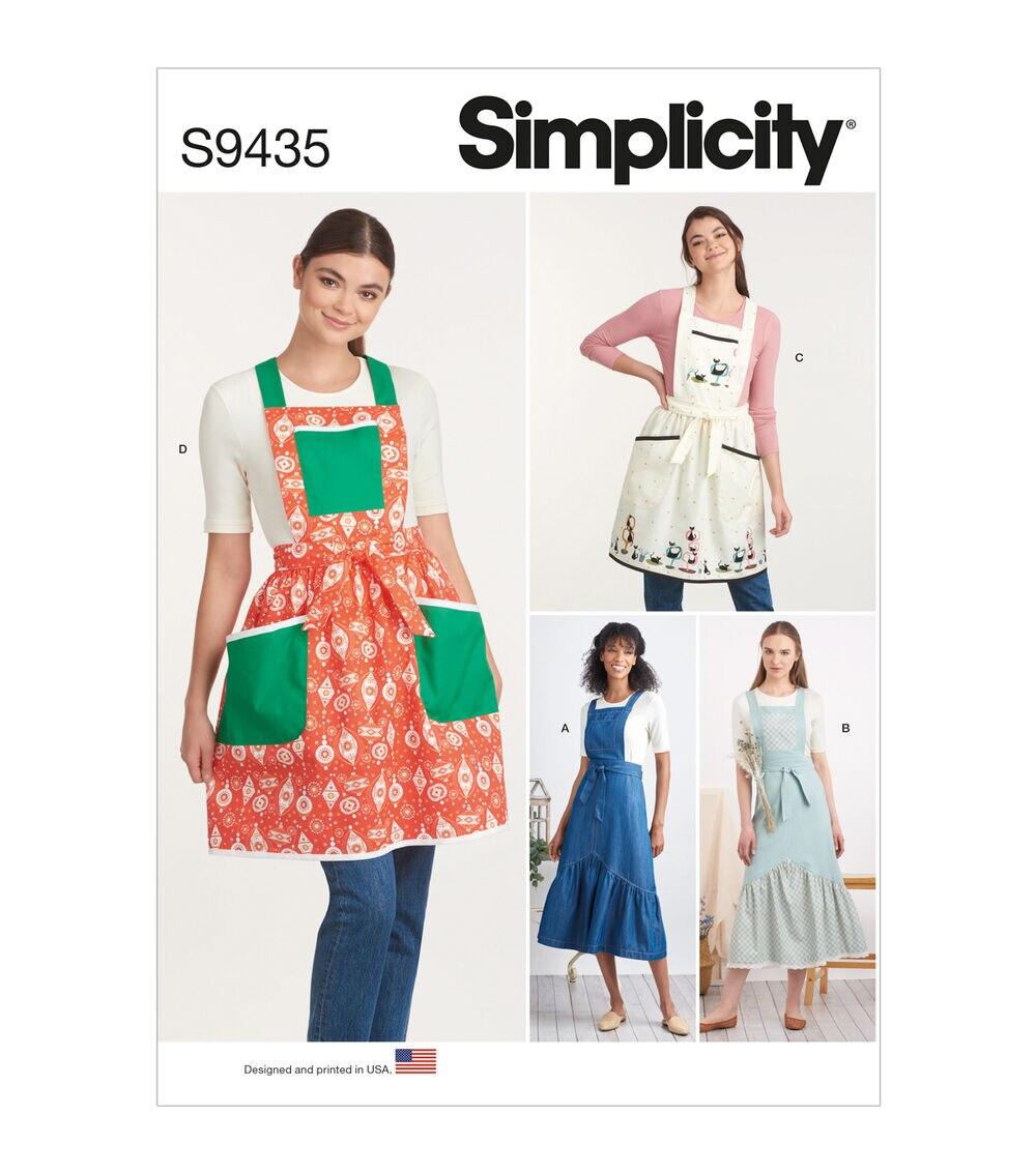 Sewing Patterns |   Simplicity S9435 Size XS to XL Misses Aprons Sewing Pattern Sewing Patterns Sewing Patterns