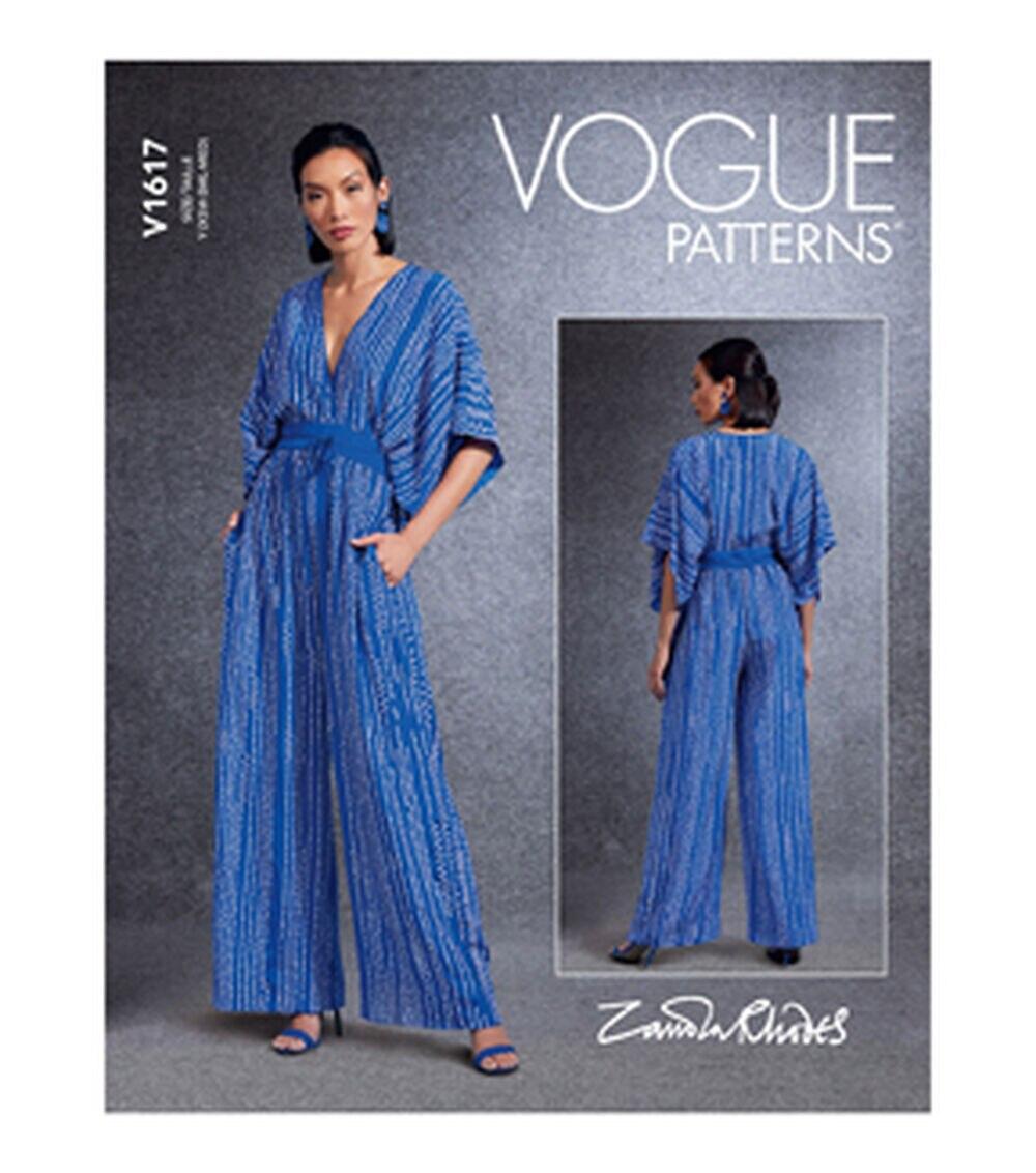 Sewing Patterns |   V1617 Size XS to M Misses Jumpsuit Sewing Pattern Sewing Patterns Sewing Patterns