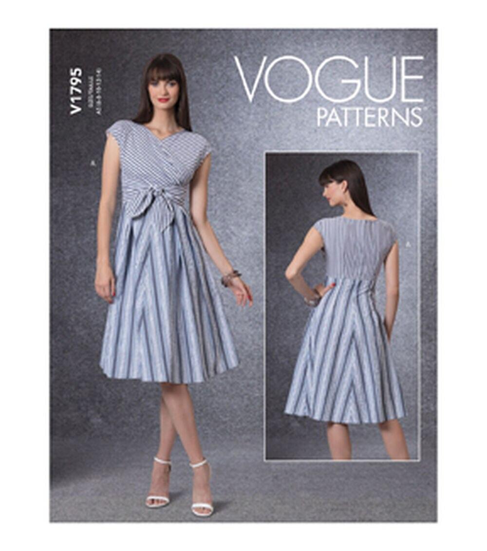 Sewing Patterns |   V1795 Size 6 to 14 Misses Dress Sewing Pattern Sewing Patterns Sewing Patterns