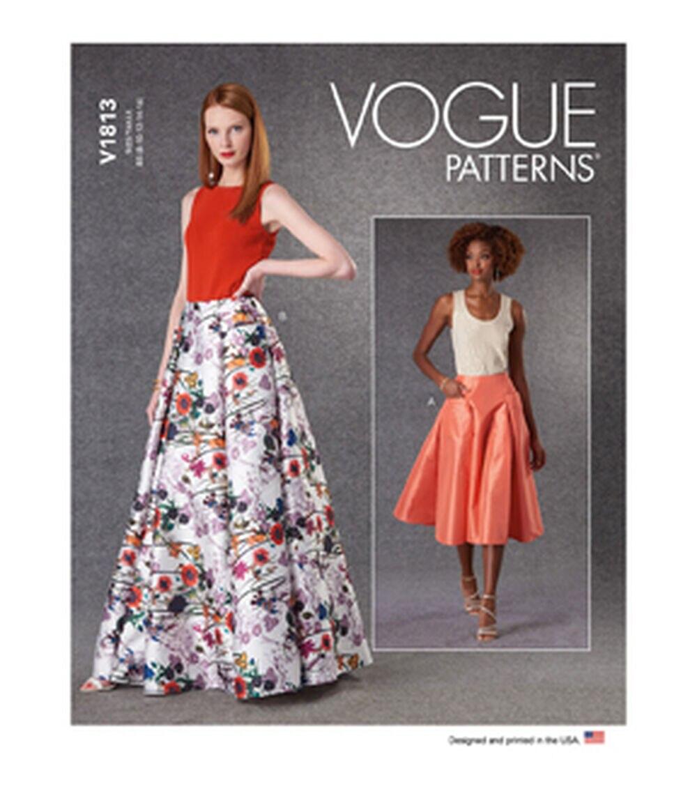 Sewing Patterns |   V1813 Size 8 to 16 Misses Skirt Sewing Pattern 16-18-20-22-24 Sewing Patterns 16-18-20-22-24