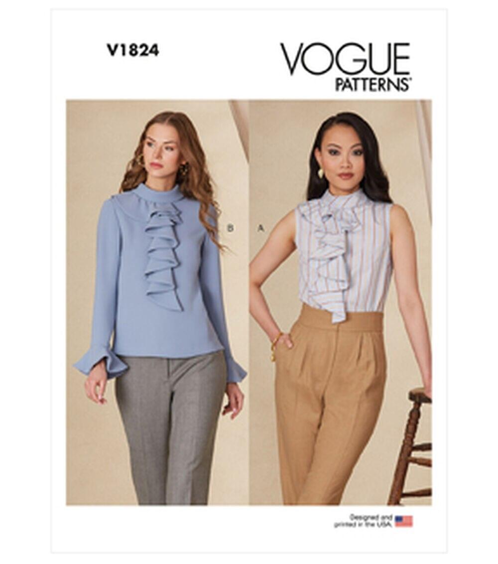 Sewing Patterns |   V1824 Size 8 to 16 Misses Petite Top Sewing Pattern Sewing Patterns Sewing Patterns