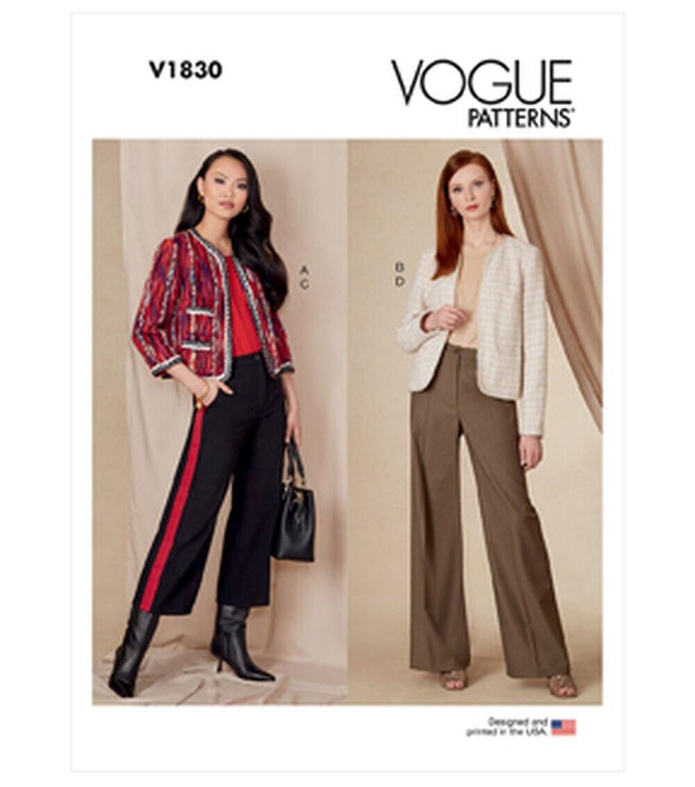 Sewing Patterns |   V1830 Size 16 to 24 Misses Jacket & Pants Sewing Pattern 16-18-20-22-24 Sewing Patterns 16-18-20-22-24