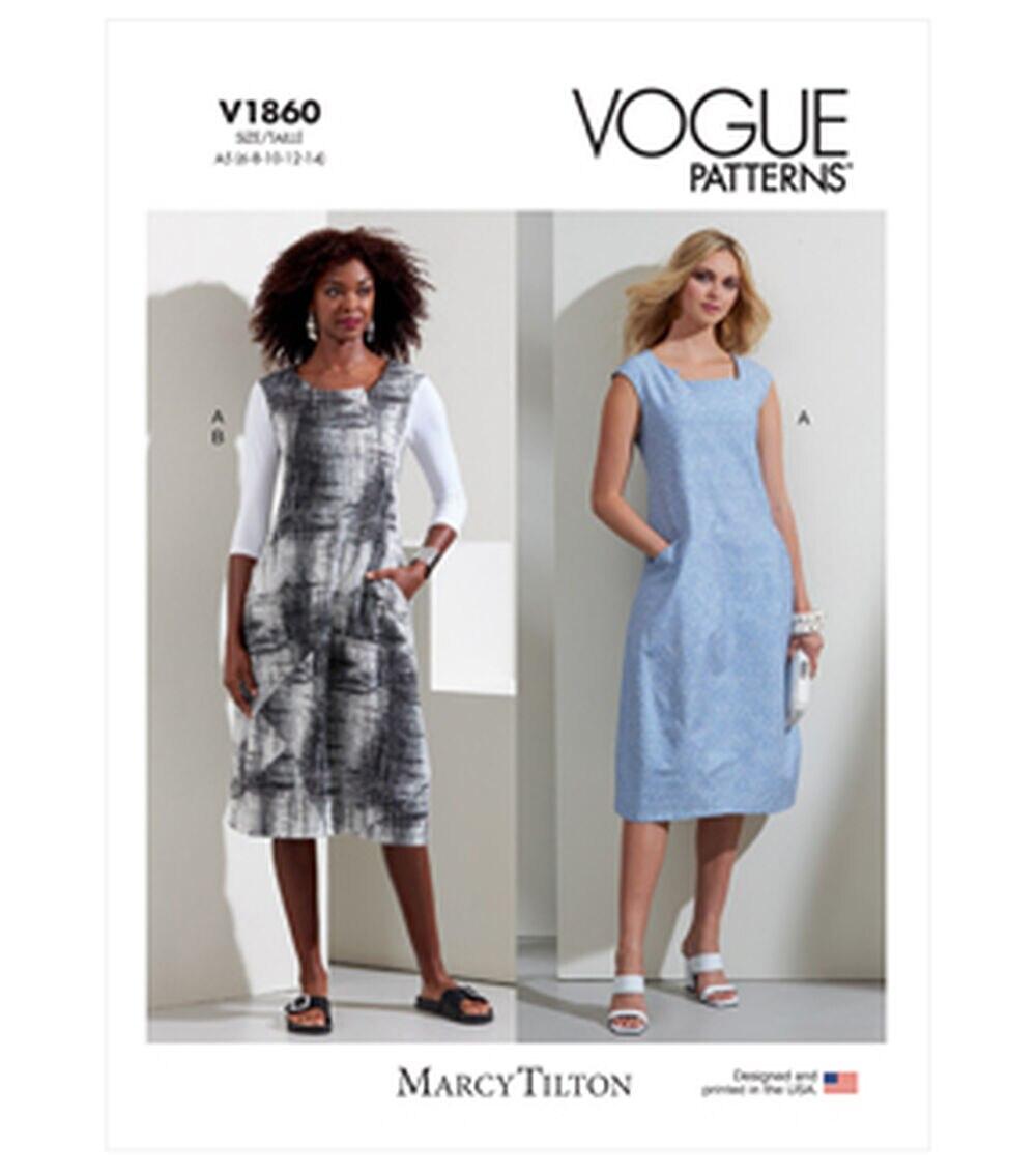 Sewing Patterns |   V1860 Size 6 to 14 Misses Dress & Top Sewing Pattern Sewing Patterns Sewing Patterns