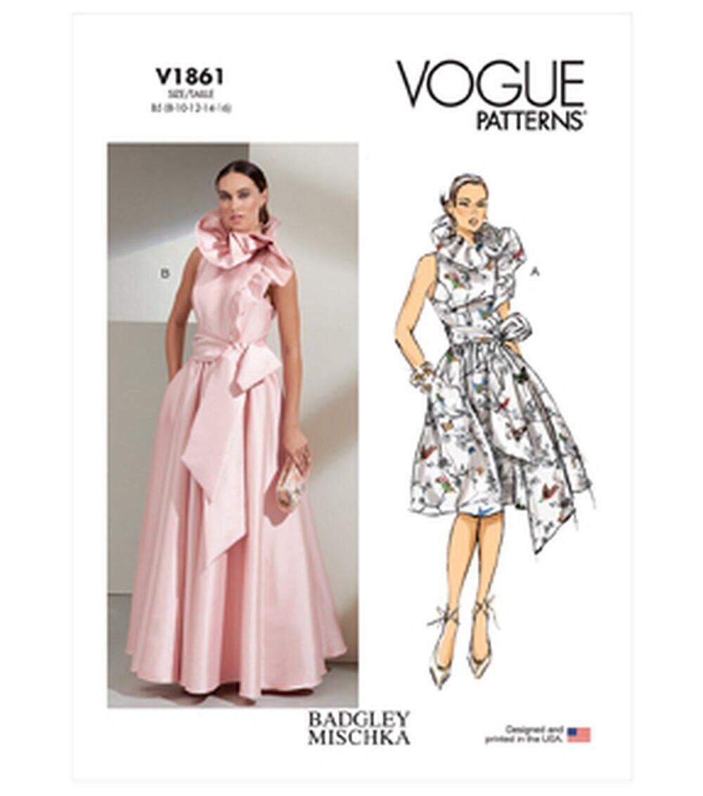 Sewing Patterns |   V1861 Size 8 to 16 Misses Dress & Sash Sewing Pattern 16-18-20-22-24 Sewing Patterns 16-18-20-22-24