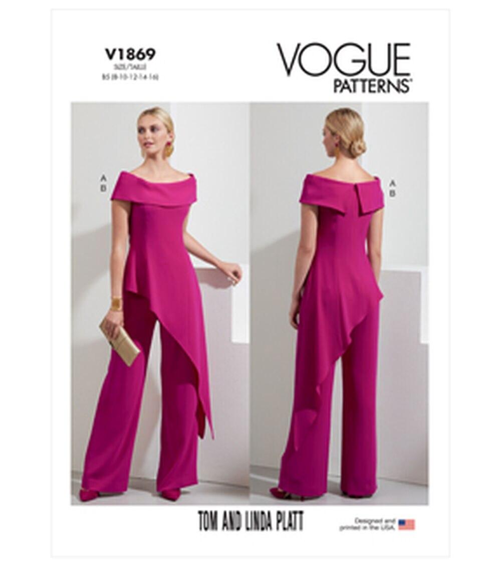 Sewing Patterns |   V1869 Size 8 to 16 Misses Petite Top & Trousers Sewing Pattern 16-18-20-22-24 Sewing Patterns 16-18-20-22-24