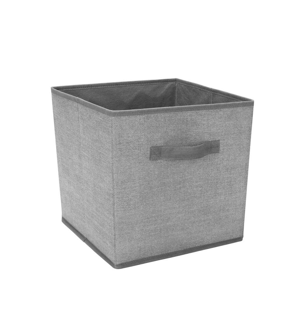 Sewing Storage |   Simplify 12″ Heather Gray Collapsible Storage Cube Sewing Storage Sewing Storage