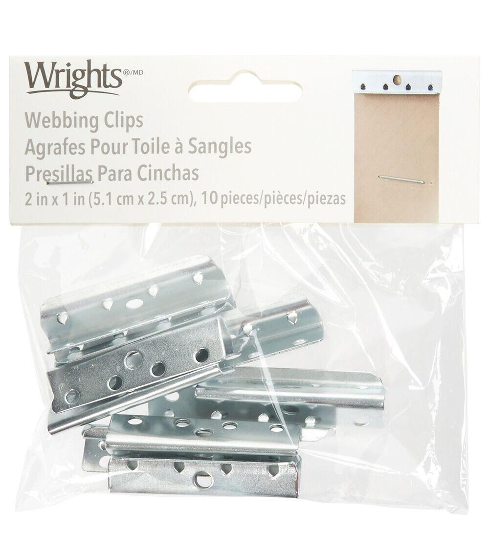 Upholstery & Drapery Supplies |   Two Inch Rubber Webbing Clips Sewing Supplies Upholstery & Drapery Supplies