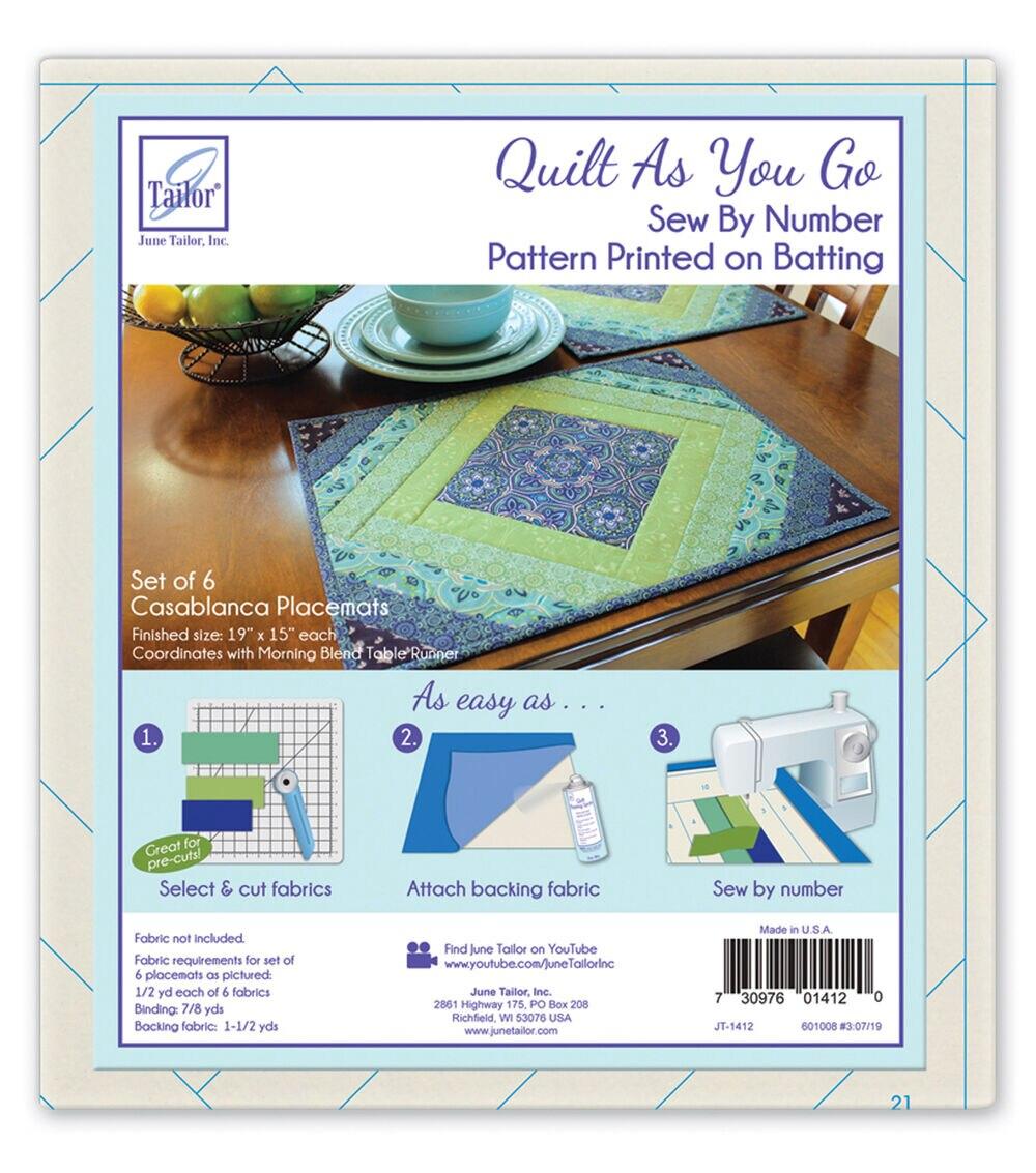 Quilting Supplies |   Quilt As You Go Batting Placemats Casablanca Quilting Supplies Quilting Supplies